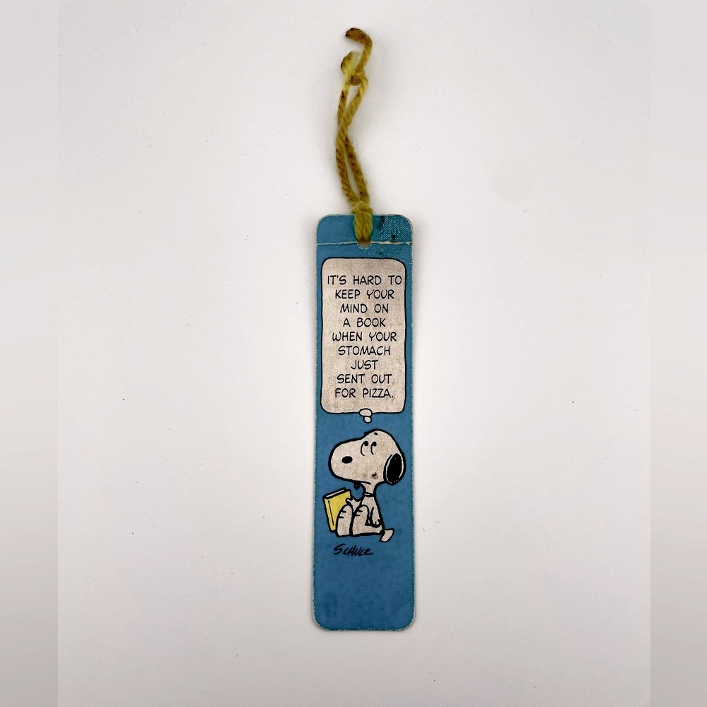 Vintage Snoopy Bookmark With Tassel - Antioch Publishing